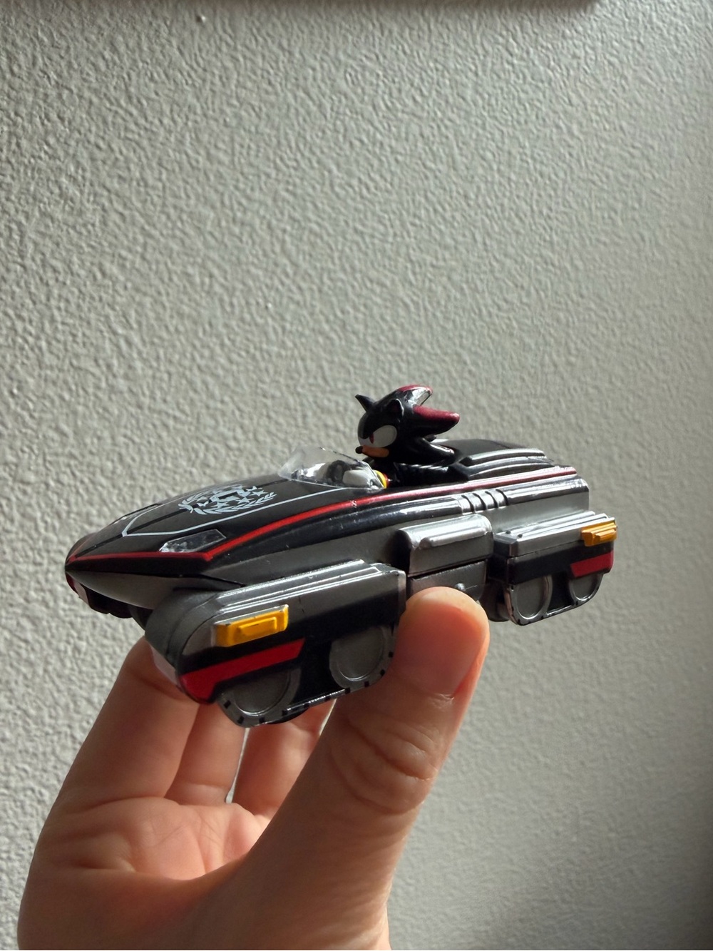 NKOK Sega Sonic the Hedgehog SHADOW All-Stars Racing Pull-Back Black Race Car